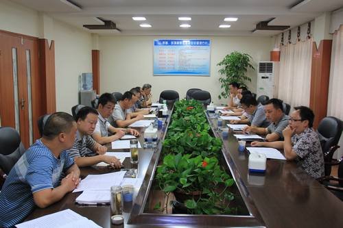 瀘州納溪區副區長陳小平一行蒞臨工程局協調解決黃桷壩水利工程有關問題