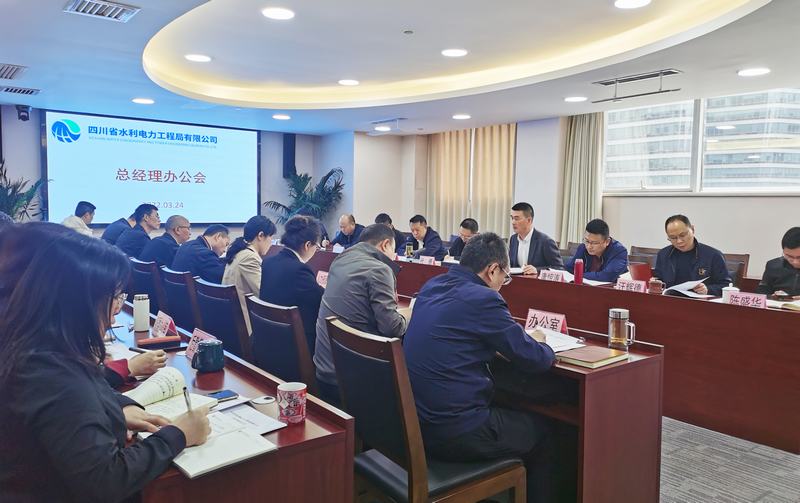 公司召開總經理辦公會總結第一季度工作安排近期工作任務