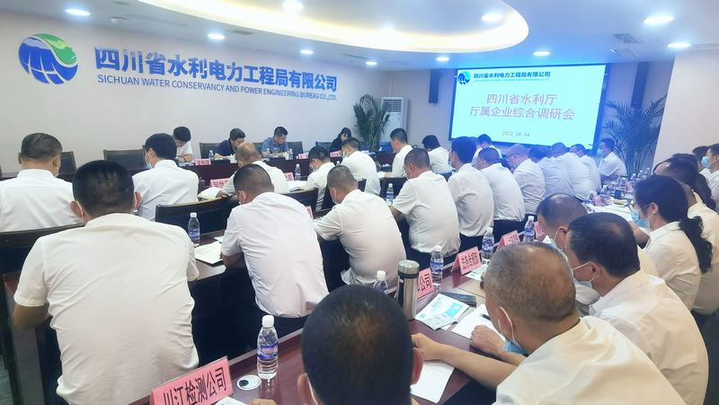四川省水利廳企業(yè)綜合調(diào)研組蒞臨工程局公司開(kāi)展調(diào)研工作